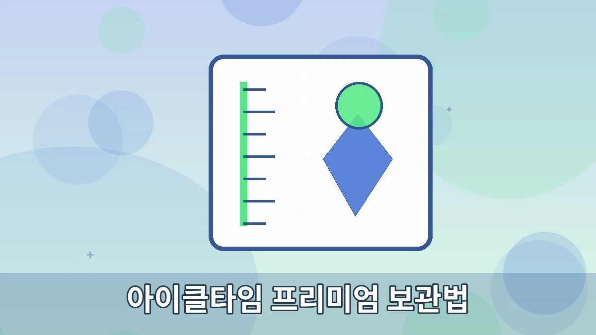 아이클타임 프리미엄 보관법 안내 이미지 5