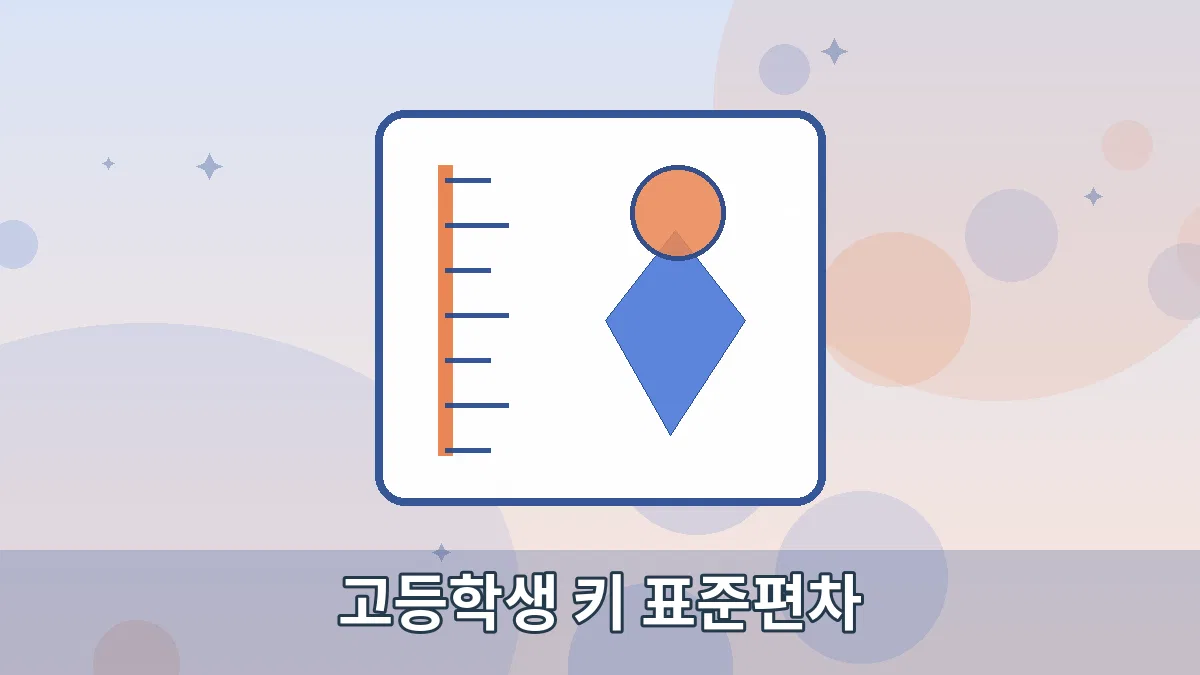 고등학생 키 표준편차 안내 이미지 1