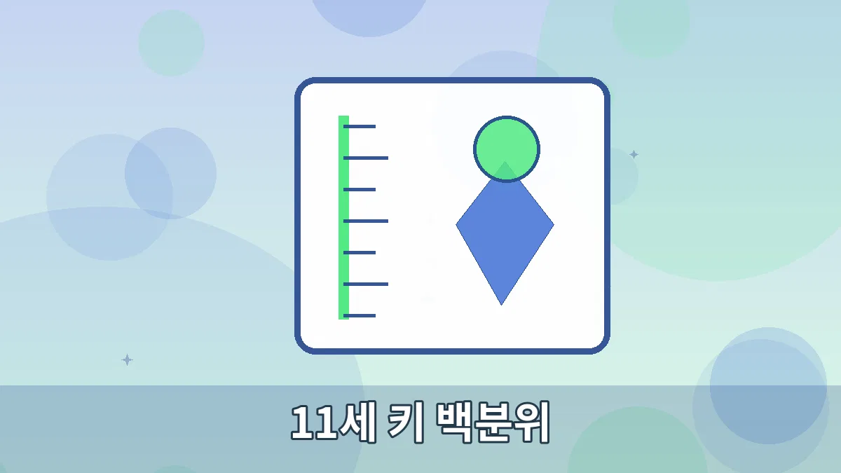 11세 키 백분위 안내 이미지 5