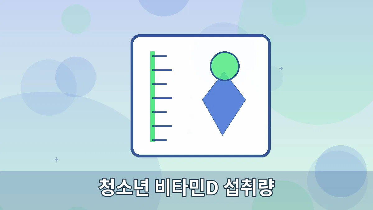 청소년 비타민D 섭취량 안내 이미지 5